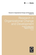 Cover: Research in Organizational Change and Development - Emerald Publishing Limited