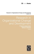 Cover: Research in Organizational Change and Development - Emerald Group Publishing Limited