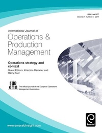 Enlarge image Cover: Operations strategy and context - Emerald Group Publishing Ltd
