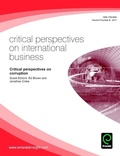 Cover: Critical perspectives on corruption - Emerald Group Publishing Ltd