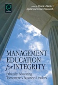 Cover: Management Education for Integrity - Emerald Publishing Limited