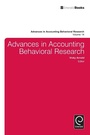 Cover: Advances in Accounting Behavioral Research - Emerald Publishing Limited
