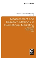 Cover: Measurement and Research Methods in International Marketing - Emerald Group Publishing Limited