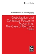 Cover: Globalisation and Contextual Factors in Accounting - Emerald Publishing Limited