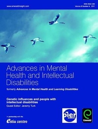 Enlarge image Cover: Genetic Influences and People with Intellectual Disabilities - Emerald Group Publishing Ltd