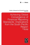 Cover: Achieving Global Convergence of Financial Reporting Standards - Emerald Publishing Limited