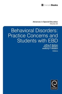Enlarge image Cover: Behavioral Disorders - Emerald Publishing Limited