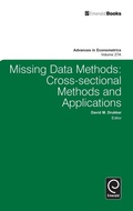 Cover: Missing Data Methods - Emerald Group Publishing Limited