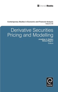 Enlarge image Cover: Derivatives Pricing and Modeling - Emerald Group Publishing Limited