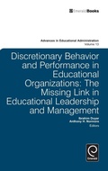 Cover: Discretionary Behavior and Performance in Educational Organizations - Emerald Group Publishing Limited