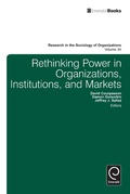 Cover: Rethinking Power in Organizations, Institutions, and Markets - Emerald Publishing Limited