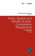 Cover: Firms, Boards and Gender Quotas - Emerald Group Publishing Limited