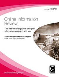 Enlarge image Cover: Evaluating Web Serch Engines - Emerald Group Publishing Ltd