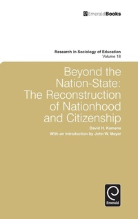Enlarge image Cover: Beyond the Nation-State - Emerald Group Publishing Limited