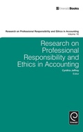 Cover: Research on Professional Responsibility and Ethics in Accounting - Emerald Group Publishing Limited