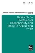 Cover: Research on Professional Responsibility and Ethics in Accounting - Emerald Publishing Limited