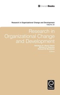 Cover: Research in Organizational Change and Development - Emerald Group Publishing Limited
