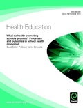 Cover: What do health-promoting schools promote? Processes and outcomes in school health promotion - Emerald Group Publishing Ltd