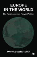 Cover: Europe in the World - Palgrave Macmillan