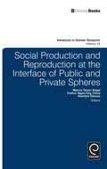 Cover: Social Production and Reproduction at the Interface of Public and Private Spheres - Emerald Group Publishing Limited