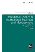Cover: Institutional Theory in International Business - Emerald Publishing Limited
