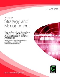 Enlarge image Cover: How Universal are the Nature and Process of Strategy? - Emerald Group Publishing Limited