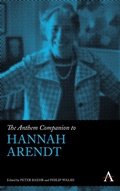 Cover: The Anthem Companion to Hannah Arendt - Anthem Press