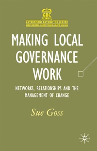 Enlarge image Cover: Making Local Governance Work - Red Globe Press