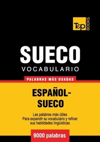 Abbildung von: Vocabulario español-sueco - 9000 palabras más usadas - T&p Books