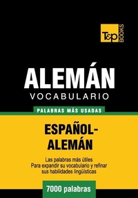 Abbildung von: Vocabulario español-alemán - 7000 palabras más usadas - T&p Books