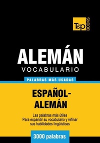 Abbildung von: Vocabulario español-alemán - 3000 palabras más usadas - T&p Books