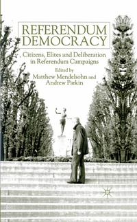 Enlarge image Cover: Referendum Democracy - Palgrave Macmillan