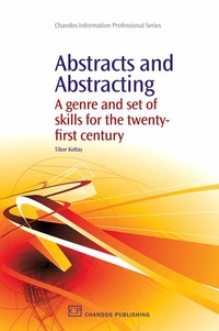 Abbildung von: Abstracts and Abstracting - Chandos Publishing (Oxford) Ltd