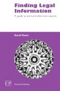 Abbildung von: Finding Legal Information - Chandos Publishing (Oxford) Ltd
