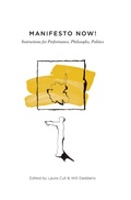 Cover: Manifesto Now! - Intellect Books