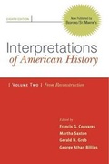 Cover: Interpretations of American History, Volume 2: From Reconstruction - Bedford Books