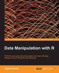 Cover: Data Manipulation with R - Packt Publishing