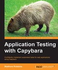 Cover: Application Testing with Capybara - Packt Publishing
