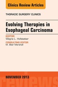 Bild: Evolving Therapies in Esophageal Carcinoma, An Issue of Thoracic Surgery Clinics - Elsevier