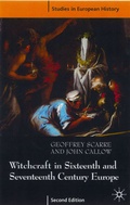 Cover: Witchcraft and Magic in Sixteenth- and Seventeenth-Century Europe - Red Globe Press
