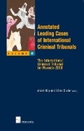 Cover: Annotated Leading Cases of International Criminal Tribunals - Intersentia Ltd