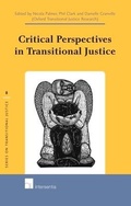 Cover: Critical Perspectives in Transitional Justice - Intersentia Ltd