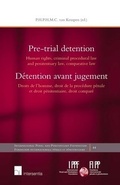 Cover: Pre-Trial Detention - Intersentia Ltd