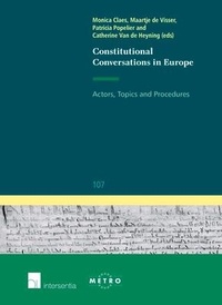 Enlarge image Cover: Constitutional Conversations in Europe - Intersentia Ltd