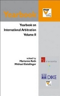 Abbildung von: Yearbook on International Arbitration: Volume II - Intersentia Ltd
