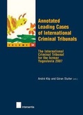 Cover: Annotated Leading Cases of International Criminal Tribunals - Intersentia Ltd