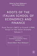 Cover: Roots of the Italian School of Economics and Finance - Palgrave Macmillan
