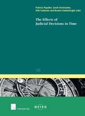 Cover: The Effects of Judicial Decisions in Time - Intersentia Ltd