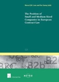 Cover: The Position of Small and Medium-sized Enterprises in European Contract Law - Intersentia Ltd