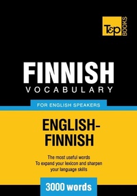 Abbildung von: Finnish vocabulary for English speakers - 3000 words - T&p Books